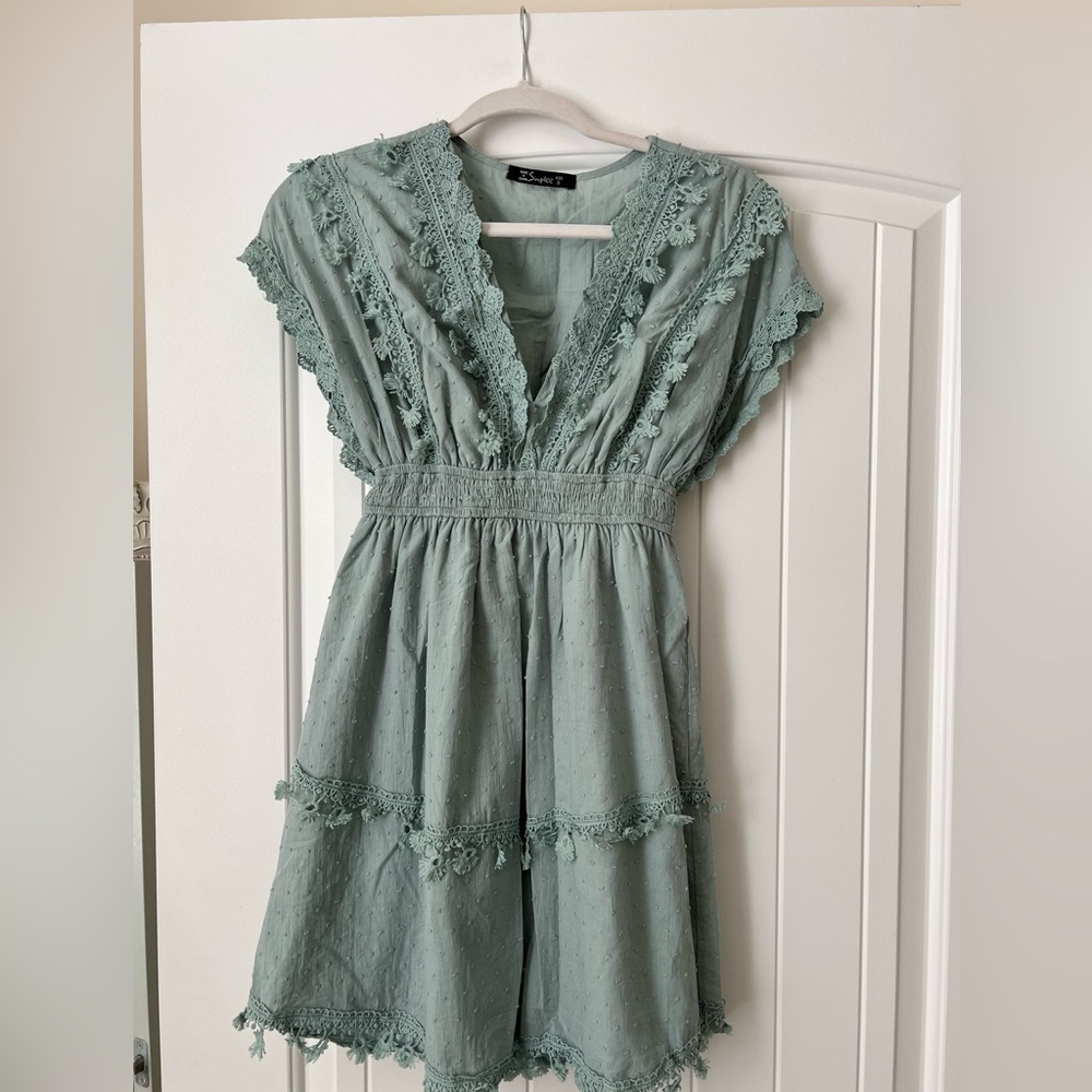 Blue/green Dress